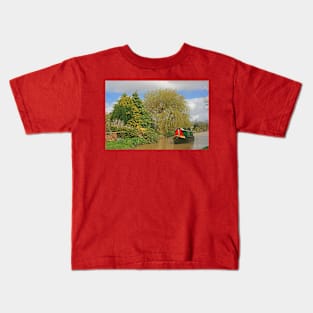 Narrow Boat, Cropredy, April 2024 Kids T-Shirt